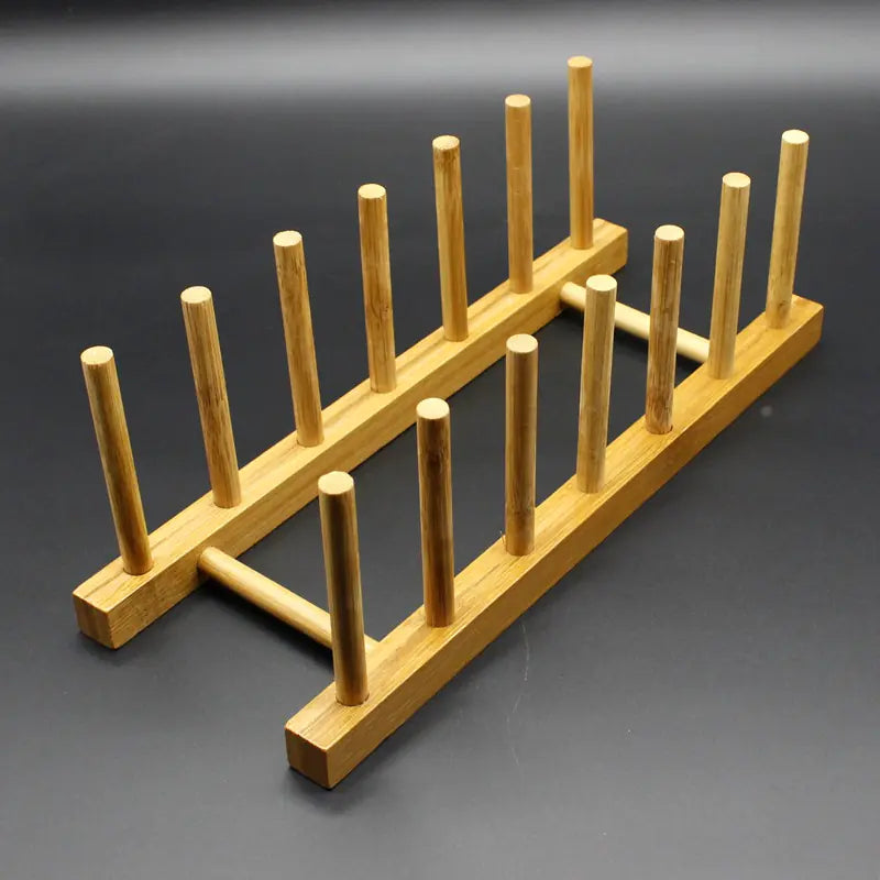 Wooden Kitchen Utensil Drain Rack